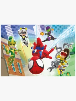 Spil & Puslespil-SpideyandFriends Clementoni Spidey And His Amazing Friends Puslespil 2x60 Brikker