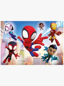 Spil & Puslespil-SpideyandFriends Clementoni Spidey And His Amazing Friends Puslespil 2x60 Brikker