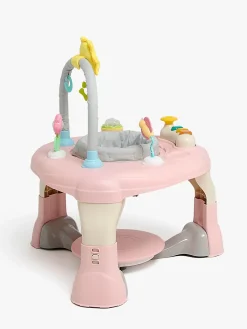 Babylegetøj-CloudberryCastle Cloudberry Castle Aktivitetscenter 3-i-1, Pink/ Beige