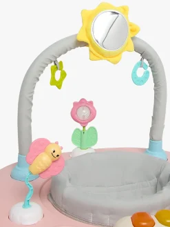 Babylegetøj-CloudberryCastle Cloudberry Castle Aktivitetscenter 3-i-1, Pink/ Beige