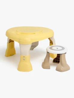 Babylegetøj-CloudberryCastle Cloudberry Castle Aktivitetscenter 3-i-1, Yellow/ Beige