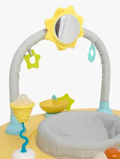 Babylegetøj-CloudberryCastle Cloudberry Castle Aktivitetscenter 3-i-1, Yellow/ Beige
