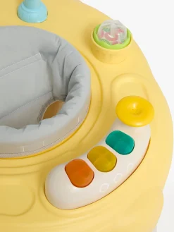 Babylegetøj-CloudberryCastle Cloudberry Castle Aktivitetscenter 3-i-1, Yellow/ Beige