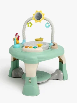 Babylegetøj-CloudberryCastle Cloudberry Castle Aktivitetscenter 3-i-1, Green/Grey Grå