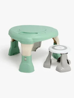 Babylegetøj-CloudberryCastle Cloudberry Castle Aktivitetscenter 3-i-1, Green/Grey Grå