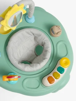 Babylegetøj-CloudberryCastle Cloudberry Castle Aktivitetscenter 3-i-1, Green/Grey Grå