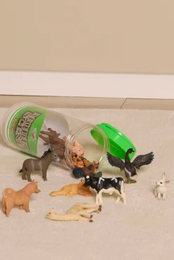 Legetøjsfigurer-CloudberryCastle Cloudberry Castle Animal Farm Dyresæt 12 Stk. Flerfarvet