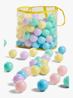 Boldbassiner-CloudberryCastle Cloudberry Castle Bløde Bolde 100 Stk, Pastell Flerfarvet