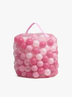 Boldbassiner-CloudberryCastle Cloudberry Castle Bløde Bolde 250 Stk., Lyserød/Hvid Lyserød/Hvid