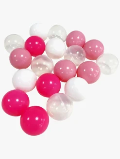 Boldbassiner-CloudberryCastle Cloudberry Castle Bløde Bolde 250 Stk., Lyserød/Hvid Lyserød/Hvid