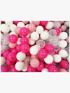 Boldbassiner-CloudberryCastle Cloudberry Castle Bløde Bolde 250 Stk., Lyserød/Hvid Lyserød/Hvid