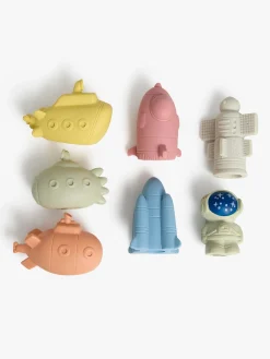 Babylegetøj-CloudberryCastle Cloudberry Castle  Bløde Stableklodser Det Ydre Rum 7 Stk.