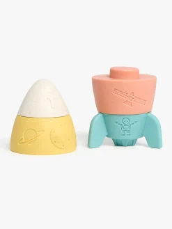 Babylegetøj-CloudberryCastle Cloudberry Castle  Bløde Stableklodser Det Ydre Rum 9 Stk.