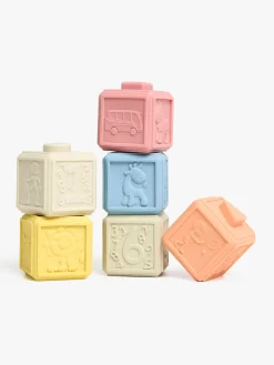 Babylegetøj-CloudberryCastle Cloudberry Castle  Bløde Stableklodser 16 Stk.