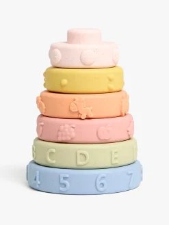 Babylegetøj-CloudberryCastle Cloudberry Castle  Bløde Stableklodser 16 Stk.