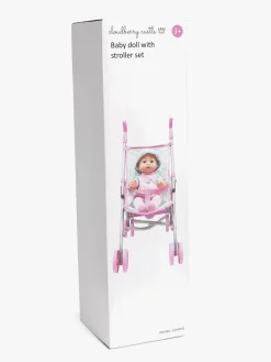 Dukker & Bamser-CloudberryCastle Cloudberry Castle Dukke Leah med Klapvogn