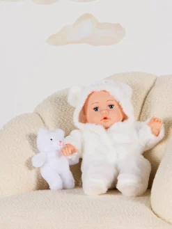 Dukker & Bamser-CloudberryCastle Cloudberry Castle Dukke med Dyredragt 40 cm, Hvid