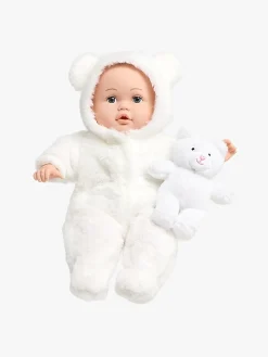 Dukker & Bamser-CloudberryCastle Cloudberry Castle Dukke med Dyredragt 40 cm, Hvid