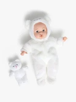 Dukker & Bamser-CloudberryCastle Cloudberry Castle Dukke med Dyredragt 40 cm, Hvid