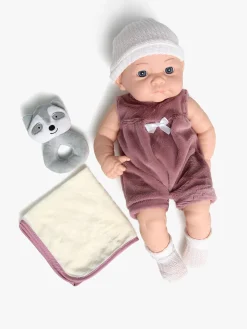 Dukker & Bamser-CloudberryCastle Cloudberry Castle Dukke Nyfødt 40 cm, Pink
