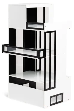 Dukker & Bamser-CloudberryCastle Cloudberry Castle Dukkehus, Sort/Hvid