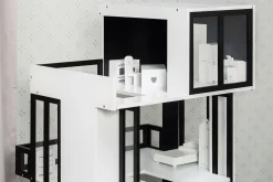 Dukker & Bamser-CloudberryCastle Cloudberry Castle Dukkehus, Sort/Hvid