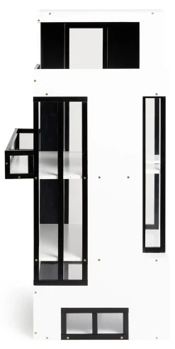 Dukker & Bamser-CloudberryCastle Cloudberry Castle Dukkehus, Sort/Hvid