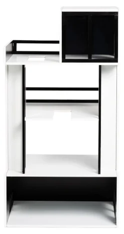 Dukker & Bamser-CloudberryCastle Cloudberry Castle Dukkehus, Sort/Hvid