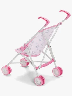 Dukker & Bamser-CloudberryCastle Cloudberry Castle Dukkeklapvogn Enhjørning Lyserød