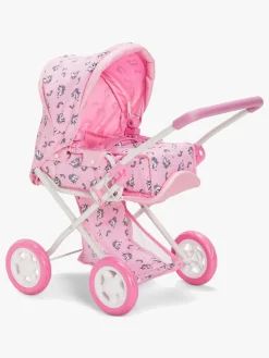 Dukker & Bamser-CloudberryCastle Cloudberry Castle Dukkevogn Enhjørning Lyserød