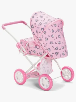 Dukker & Bamser-CloudberryCastle Cloudberry Castle Dukkevogn Enhjørning Lyserød