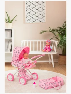 Dukker & Bamser-CloudberryCastle Cloudberry Castle Dukkevogn Enhjørning Lyserød