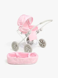 Dukker & Bamser-CloudberryCastle Cloudberry Castle Dukkevogn Konvertibel, Pink