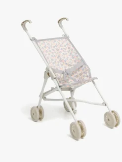 Dukker & Bamser-CloudberryCastle Cloudberry Castle Dukkevogn Blomstret Grå