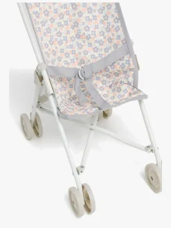 Dukker & Bamser-CloudberryCastle Cloudberry Castle Dukkevogn Blomstret Grå