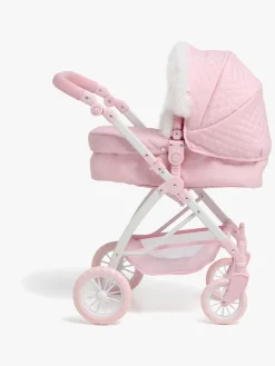 Dukker & Bamser-CloudberryCastle Cloudberry Castle Dukkevogn Konvertibel Pelskrave Lyserød