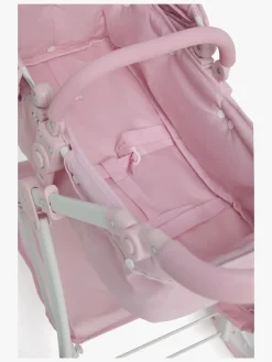 Dukker & Bamser-CloudberryCastle Cloudberry Castle Dukkevogn Konvertibel Pelskrave Lyserød