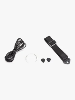 Musikinstrumenter-CloudberryCastle Cloudberry Castle Elguitar med Forstærker 80 cm, Sort