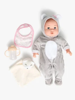 Dukker & Bamser-CloudberryCastle Cloudberry Castle Gavesæt Dukke Twins Deluxe 35 cm, Lyserød/Hvid