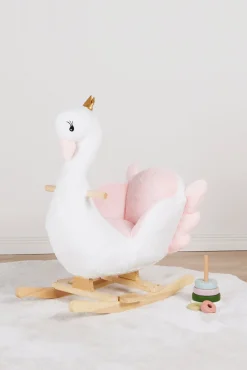 Gyngeheste & -Dyr|Legetøj Til Børn På 0-10 År-CloudberryCastle Cloudberry Castle Gyngedyr Svane Hvid