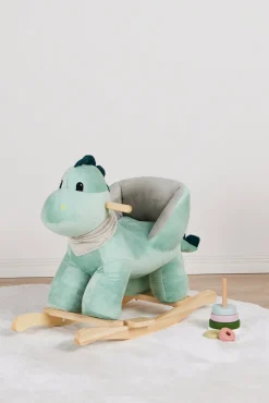 Gyngeheste & -Dyr-CloudberryCastle Cloudberry Castle Gyngedyr Drage med Lyd Grøn