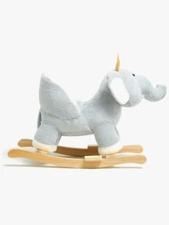 Gyngeheste & -Dyr|Legetøj Til Børn På 0-10 År-CloudberryCastle Cloudberry Castle Gyngedyr Elefant med Lyd Grå/Hvid