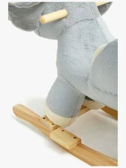 Gyngeheste & -Dyr|Legetøj Til Børn På 0-10 År-CloudberryCastle Cloudberry Castle Gyngedyr Elefant med Lyd Grå/Hvid