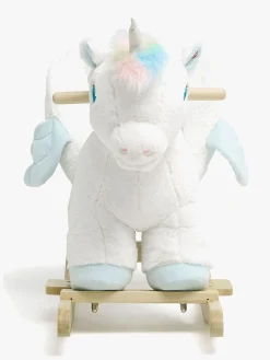 Gyngeheste & -Dyr-CloudberryCastle Cloudberry Castle Gyngedyr Enhjørning Hvid