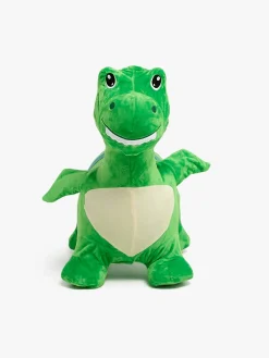 Udelegetøj-CloudberryCastle Cloudberry Castle Hoppedyr Dinosaur med Plysbetræk, Grøn Grøn