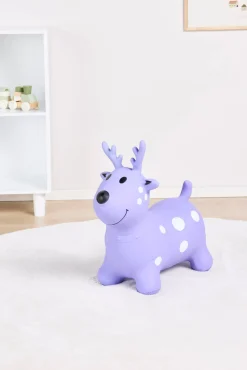 Udelegetøj-CloudberryCastle Cloudberry Castle Hoppedyr Dådyr Lilla/Hvid