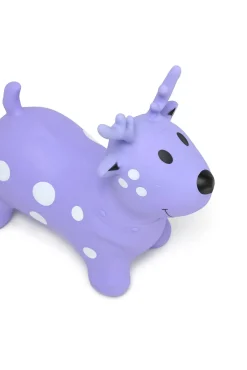 Udelegetøj-CloudberryCastle Cloudberry Castle Hoppedyr Dådyr Lilla/Hvid