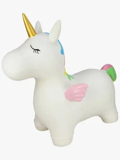 Udelegetøj-CloudberryCastle Cloudberry Castle Hoppedyr Enhjørning, Hvid