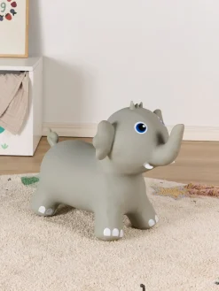 Udelegetøj-CloudberryCastle Cloudberry Castle Hoppedyr Elefant, Grå Grå