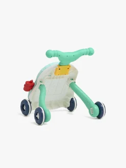 Babylegetøj-CloudberryCastle Cloudberry Castle 2-i-1 Gåvogn med Aktivitetsbord, Blå Flerfarvet